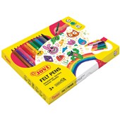 JOVI FELT TIP PEN 1699 WASHABLE ASSORTED BOX 144