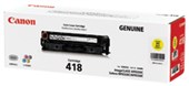 CANON CART418 TONER CARTRIDGE YELLOW