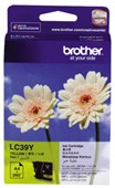 BROTHER LC39Y INK CARTRIDGE YELLOW