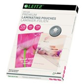 LEITZ ILAM LAMINATING POUCH 125 MICRON A4 CLEAR PACK 100