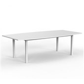 KNIGHT CUBIT BOARDROOM TABLE W2400 X D1200 X H730MM WHITE