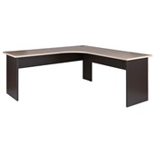 ZEALAND WORKSTATION W1800 X W1800 X D700 X H725MM CARBON FRAME WASHED MAPLE TOP