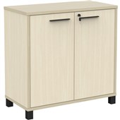 KNIGHT CUBIT CUPBOARD 2 SHELVES W900 X D450 X H900MM NORDIC MAPLE