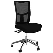 KNIGHT URBAN OFFICE CHAIR HIGHBACK 3LEVER ALLOY BASE UNASSEMBLED MESH BLACK