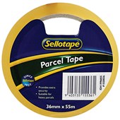 SELLOTAPE PACKAGING TAPE W36MM X L55M CLEAR