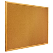 QUARTET CORKBOARD 1200 X 900MM OAK FRAME