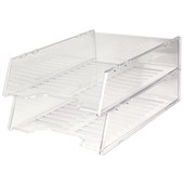 ITALPLAST MULTI FIT DOCUMENT TRAY A4 CLEAR