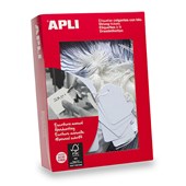 APLI STRUNG TICKETS 50 X 70MM WHITE BOX 400