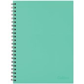 COLLINS NOTEBOOK A4 WIRO BOUND MINT GREEN