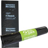 ECOPACK BIN LINERS DEGRADABLE 60L ROLL 30