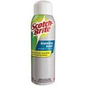 SCOTCHBRITE STAINLESS STEEL CLEANER AND POLISH SPRAY CAN 495G