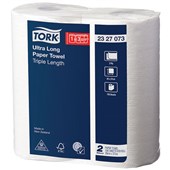 TORK 2327073 PAPER TOWEL ULTRA LONG 2 PLY W260MM X L41M TWIN PACK