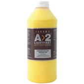 CHROMA A2 ACRYLIC PAINT LIGHTFAST HEAVYBODY CADMIUM MEDIUM YELLOW 1 LITRE