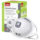 ESKO BREATHE EASY P2 VALVED RESPIRATOR MASK BOX 12