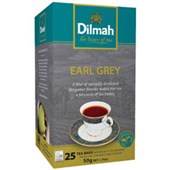 DILMAH TEA BAGS EARL GREY BLACK TEA INDIVIDUALLY FOIL ENVELOPED BOX 25