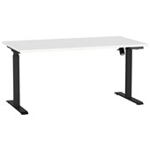 AGILE BOOST ELECTRIC DESK W1500 X D800 X H7201200MM BLACK FRAME WHITE TOP