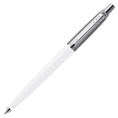 PARKER JOTTER ORIGINALS BALLPOINT PEN WHITE BARREL MEDIUM NIB BLUE