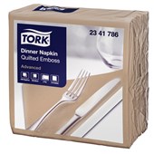 TORK 2341786 PAPER NAPKIN 2 PLY 14 FOLD W390 X L390MM NATURAL PACK 100