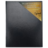 HEADLINE VIEW A4 DELUXE DISPLAY BOOK 24 POCKETS BLACK