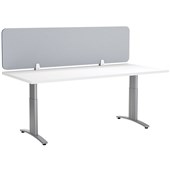 BOYD ACOUSTIC DESK SCREEN L1200 X H400MM LIGHT GREY