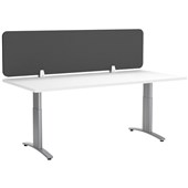 BOYD ACOUSTIC DESK SCREEN L1500 X H400MM DARK GREY