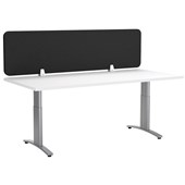 BOYD ACOUSTIC DESK SCREEN L1800 X H400MM BLACK