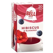 BELL TEA BAGS HIBISCUS AND BLUEBERRY PACK 20