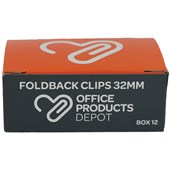 OPD FOLDBACK CLIP 32MM PACK 12