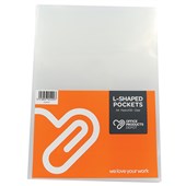 BONUS OPD LSHAPED POCKET CLEAR PACK 20  NOT FOR SEPARATE SALE