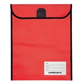 WARWICK HOMEWORK BAG HOOK AND LOOP W290 X H360MM MEDIUM RED