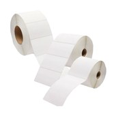 REMOVABLE THERMAL DIRECT LABELS 76MM X 48MM 500 PER ROLL SMALL CORE