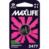 MAXLIFE BATTERY LITHIUM COIN CR2477 SINGLE