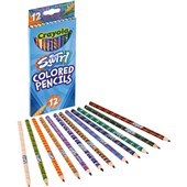 CRAYOLA SWIRL COLORED PENCILS FULL SIZE PACK 12