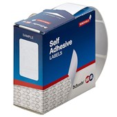 QUIKSTIK RECTANGULAR LABEL 24 X 40MM WHITE BOX 375