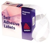 AVERY 937209 DMR1324W DISPENSER SELF ADHESIVE W13 X L24MM WHITE BOX 900