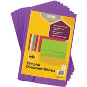 EASTLIGHT KARNIVAL DOCUMENT WALLET EXPANDING FILE FOOLSCAP YELLOW