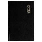 COLLINS DIARY 82A W125 X L195MM BLACK 2 DAYS PER PAGE EVEN YEAR