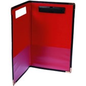 ESSELTE SUPERTUFF CLIPBOARD DOUBLE REINFORCED EDGES FOOLSCAP RED