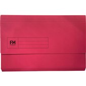 FM DOCUMENT WALLET FOOLSCAP PINK