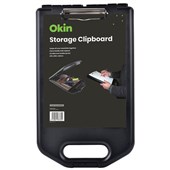 OKIN CLIPBOARD STORAGE A4 BLACK