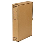 ESSELTE STORAGE CARTON FOOLSCAP W260 X H390 X D80MM KRAFT