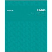 COLLINS QUOTATION BOOK 50 DL DUPLICATE NO CARBON REQUIRED W155 X L216MM 50 LEAF