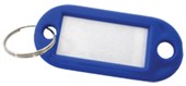 REXEL KEY CABINET SPARE KEY TAGS 50 X 20MM BLUE PACK 10