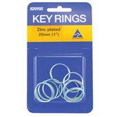 KEVRON ID1042 KEY RING 25MM PACK 10