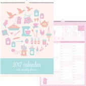 CALENDAR COLLINS HOME AND WORK WIRO BOUND MONTH TO VIEW 410 X 300MM ODD YEAR