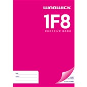 WARWICK 1F8 EXERCISE BOOK 13 UNRULED 23 12MM RULED 32 LEAF