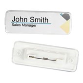 REXEL NAME BADGE PIN CLOSURE PACK 3