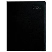 COLLINS DIARY PORTFOLIO 246 X 165MM BLACK WEEK TO VIEW WIRO TABBED ODD YEAR